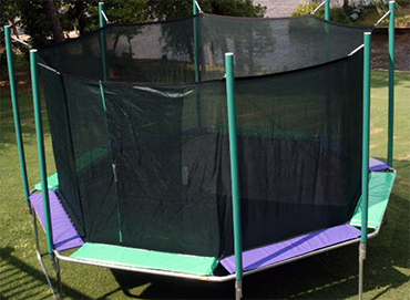Magic Cage Trampoline-Play King sells, installs, and services trampolines in Davie, Florida