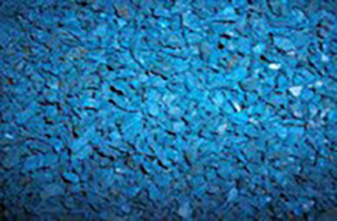Ocean Blue Rubber Mulch from Play King